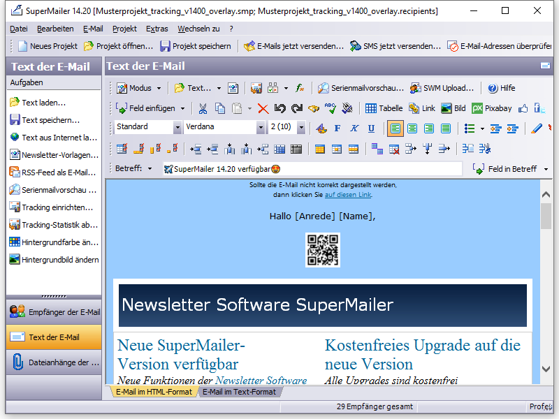 Newsletter Software SuperMailer (x64)